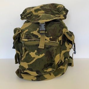 Large camouflage backpack